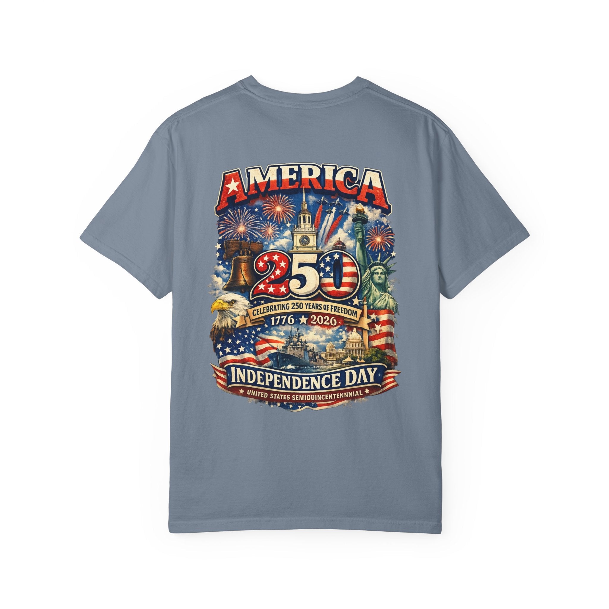 America’s 250th Birthday Patriotic T-Shirt - Grace & Grit Boutique