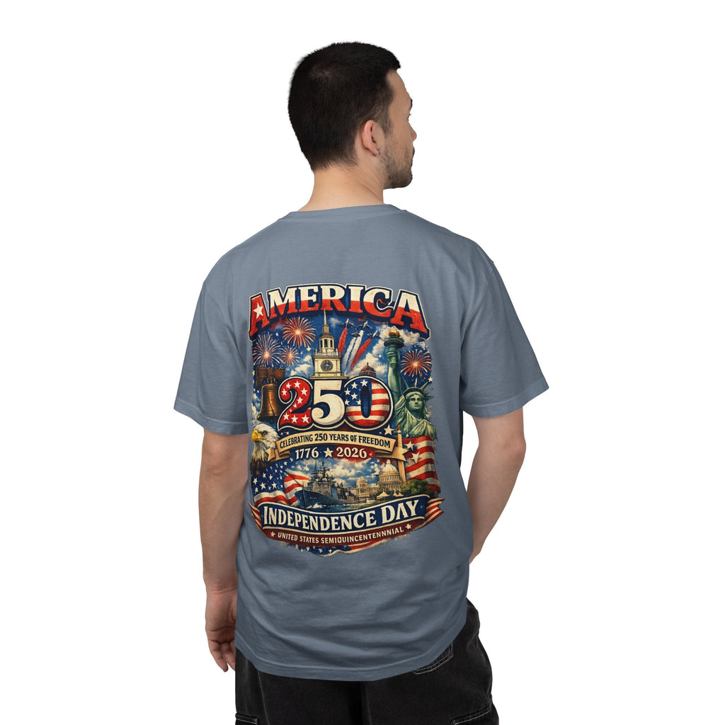 America’s 250th Birthday Patriotic T-Shirt - Grace & Grit Boutique