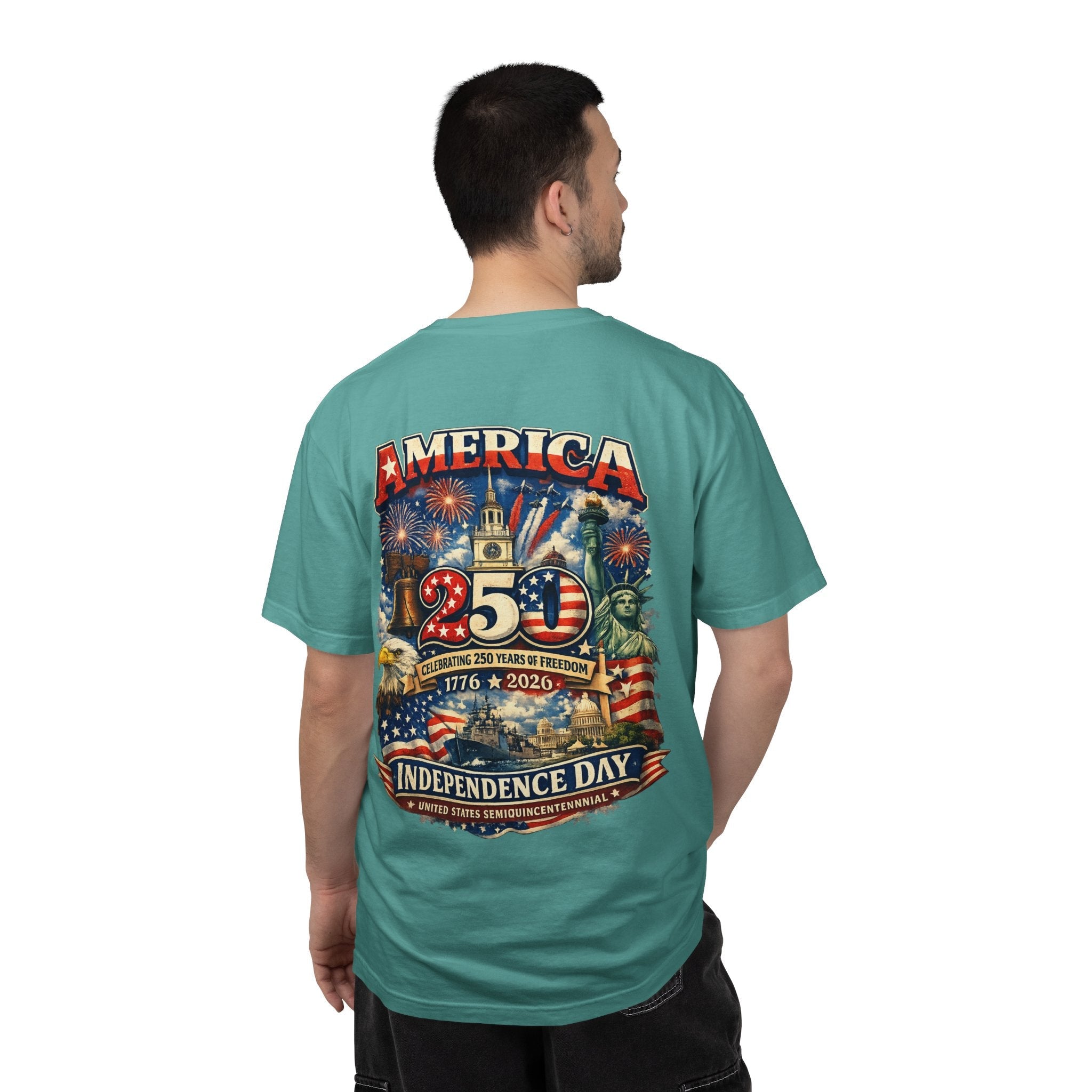 America’s 250th Birthday Patriotic T-Shirt - Grace & Grit Boutique