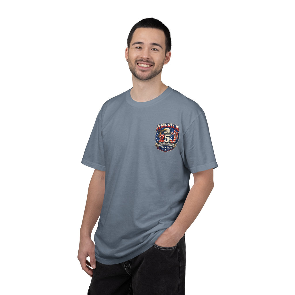 America’s 250th Birthday Patriotic T-Shirt - Grace & Grit Boutique