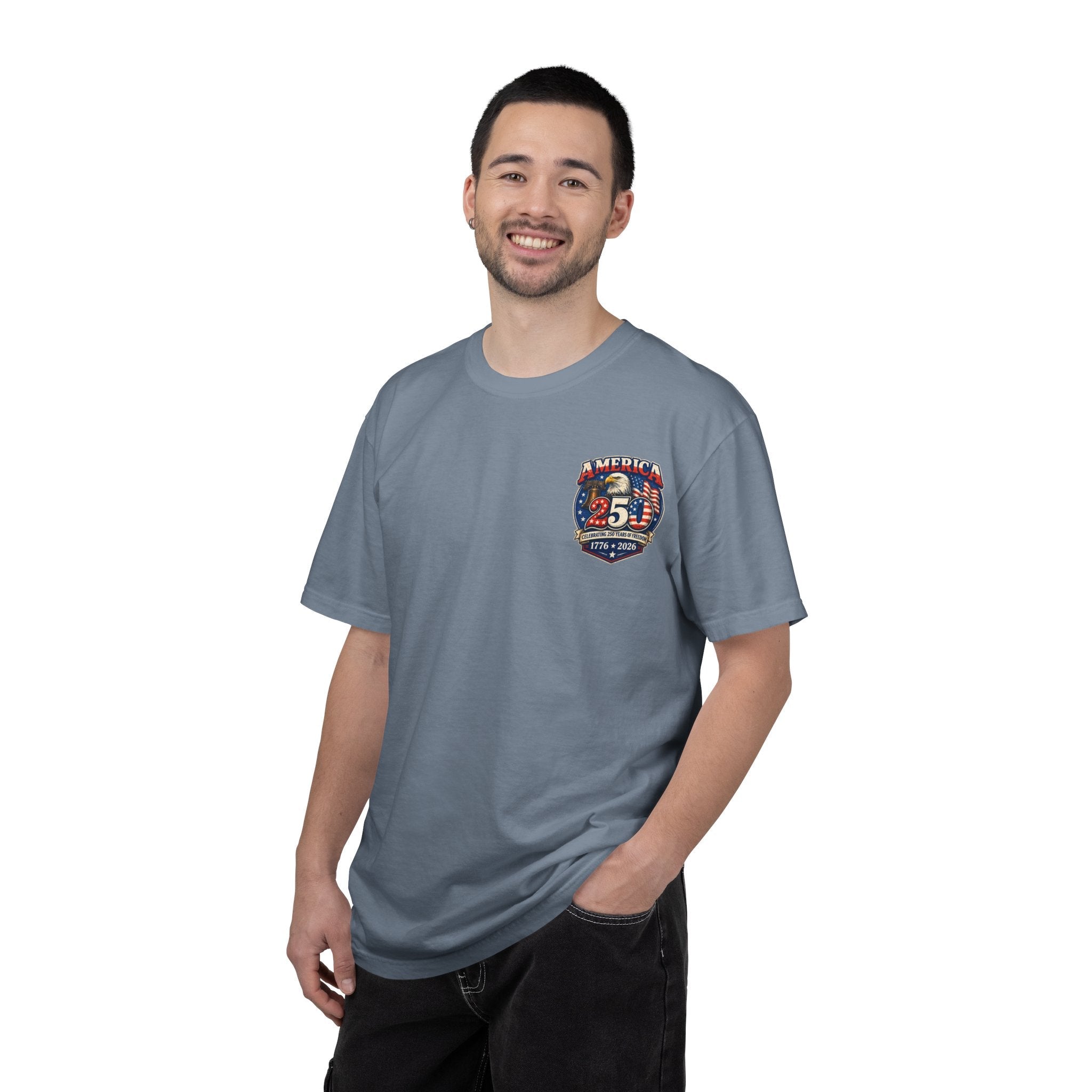 America’s 250th Birthday Patriotic T-Shirt - Grace & Grit Boutique