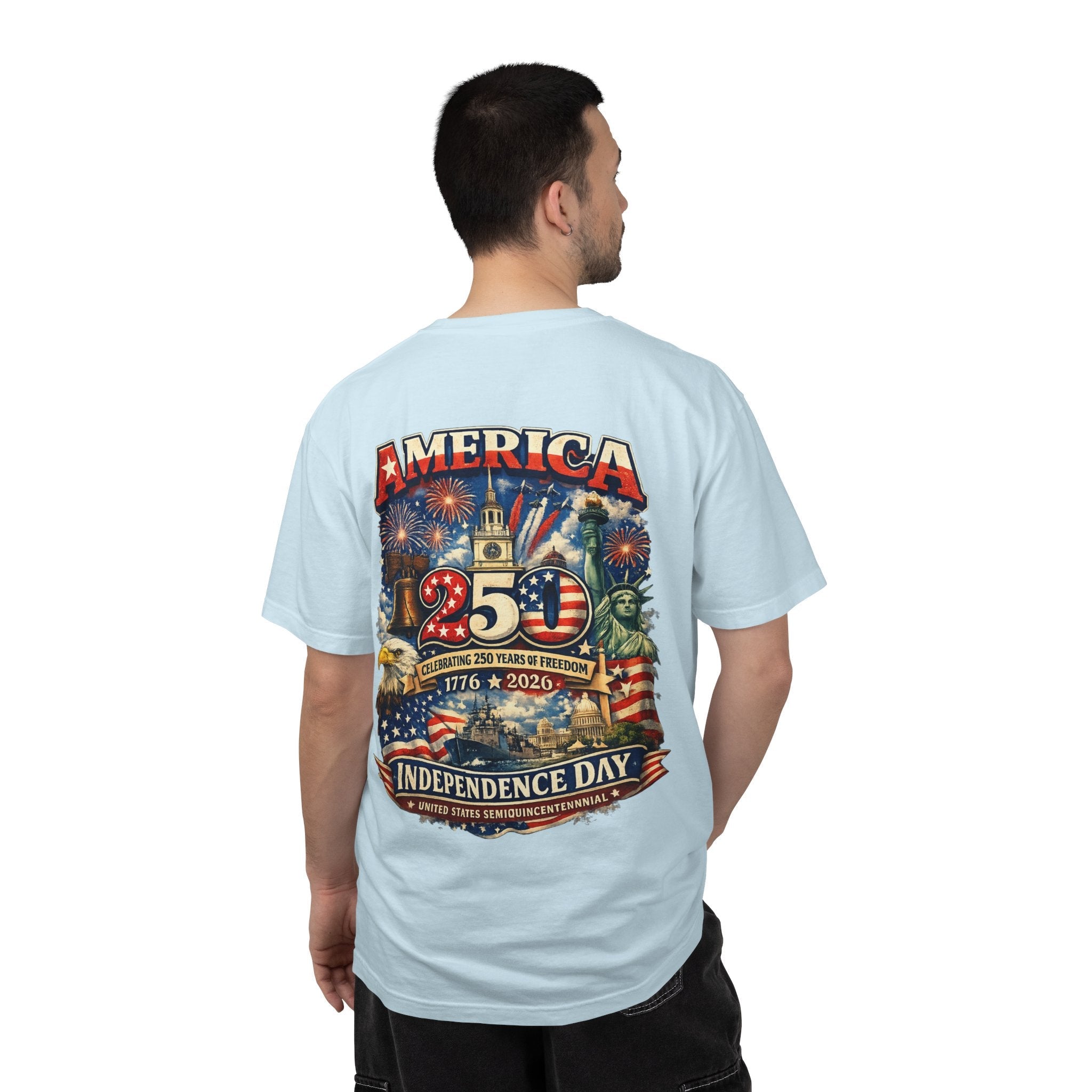 America’s 250th Birthday Patriotic T-Shirt - Grace & Grit Boutique