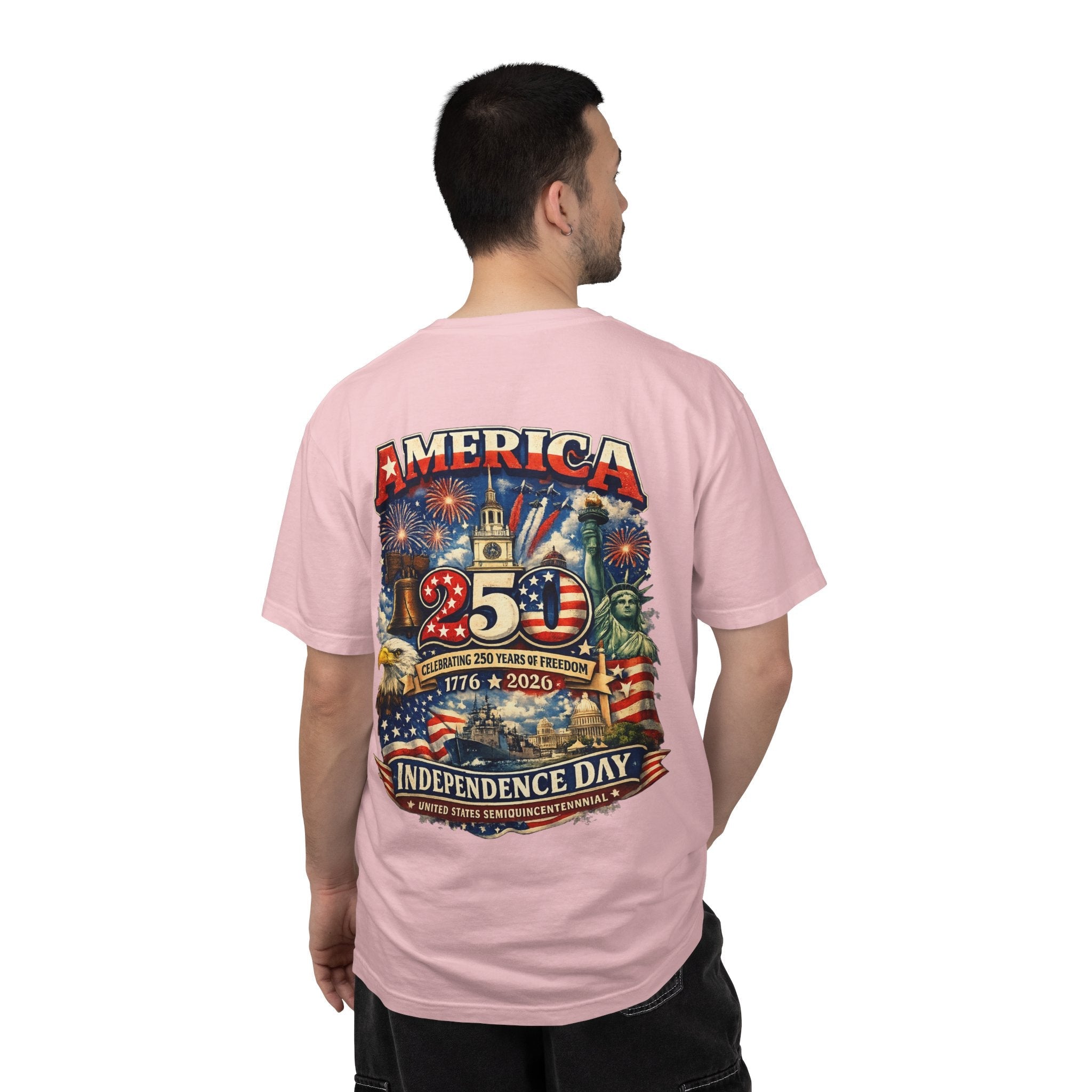 America’s 250th Birthday Patriotic T-Shirt - Grace & Grit Boutique