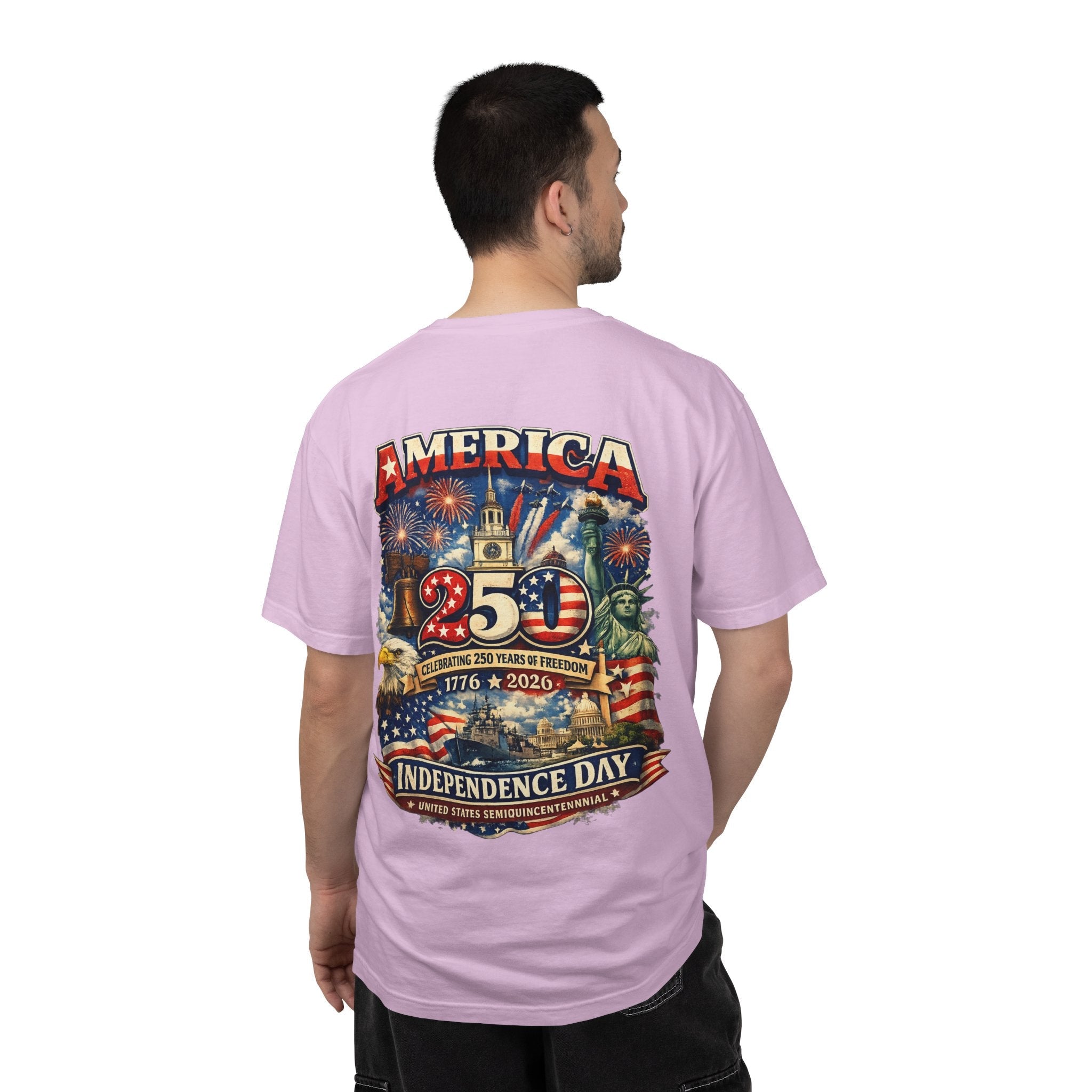 America’s 250th Birthday Patriotic T-Shirt - Grace & Grit Boutique