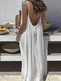Backless Spaghetti Strap Maxi Dress - Grace & Grit Boutique
