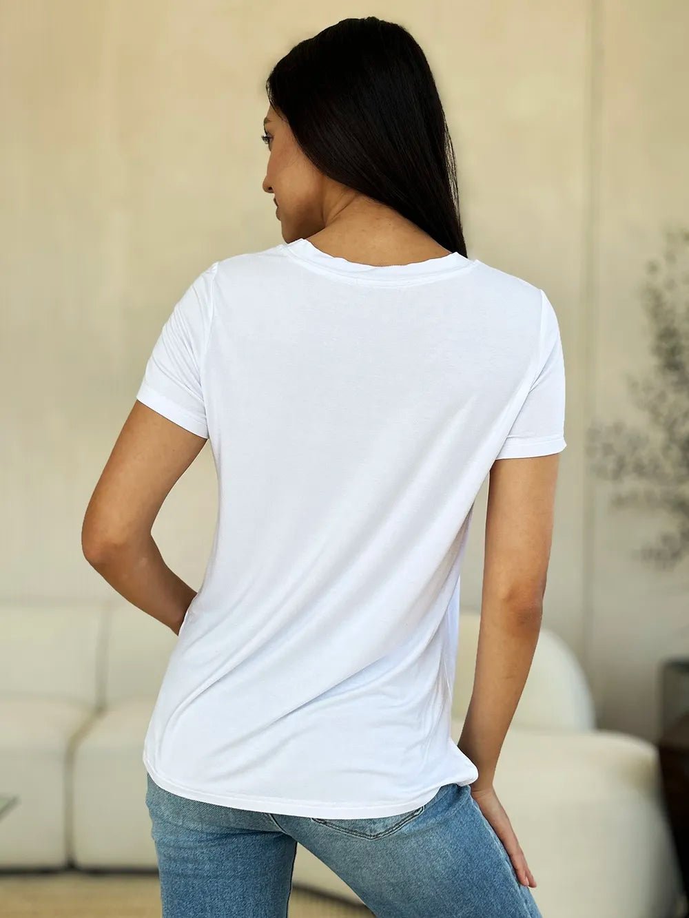 Basic Bae Full Size Round Neck Short Sleeve T-Shirt by Trendsi