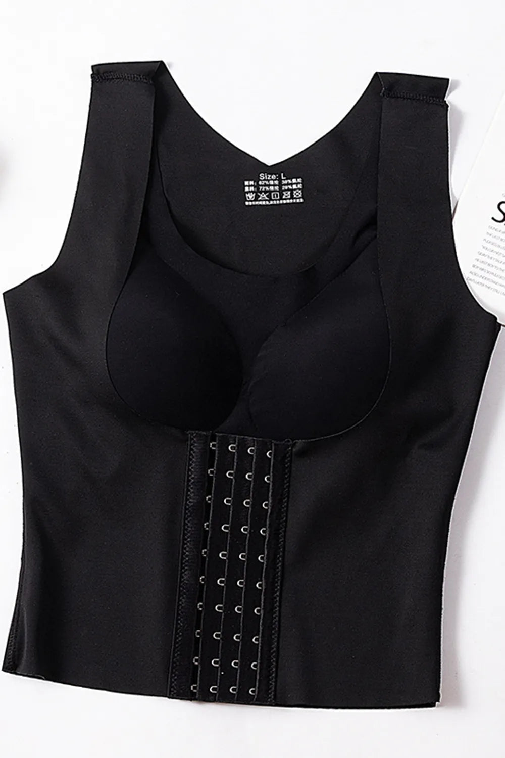 Basic Bae Scoop Neck Shapewear Tank with Removable Paddings - Grace & Grit Boutique