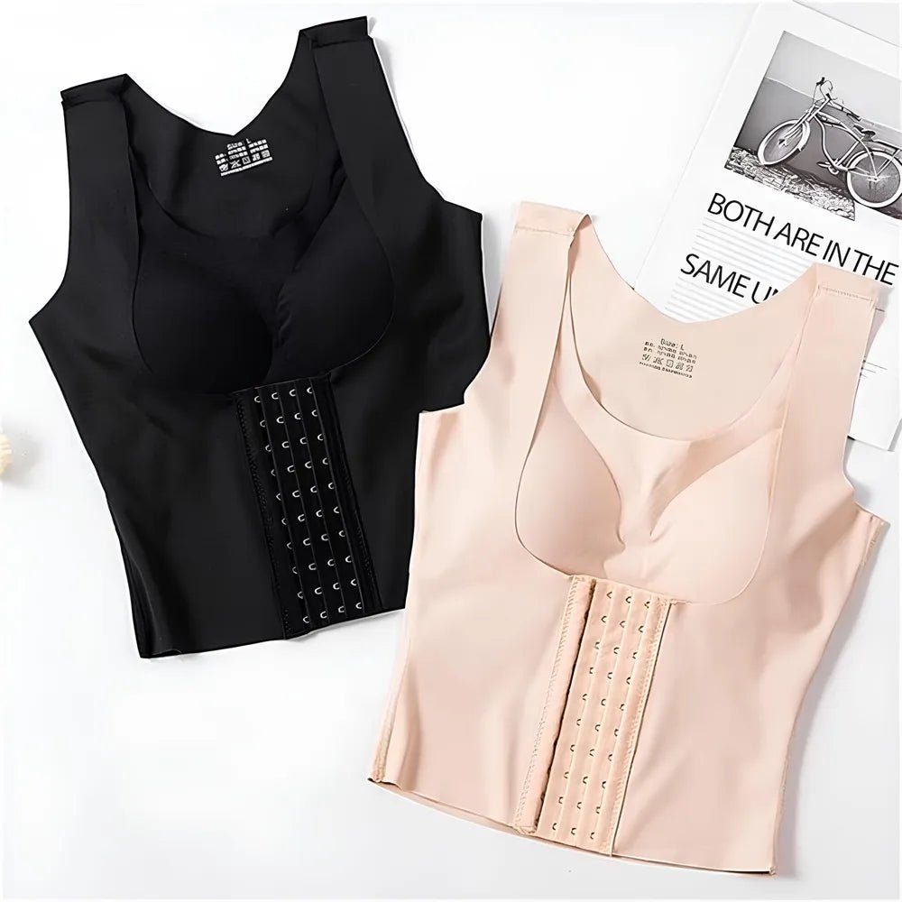 Basic Bae Scoop Neck Shapewear Tank with Removable Paddings - Grace & Grit Boutique