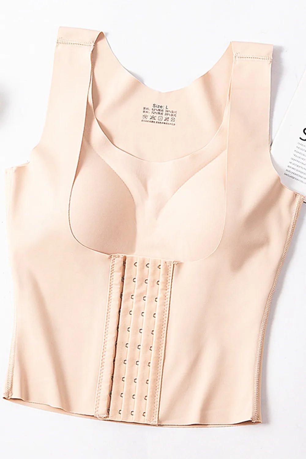 Basic Bae Scoop Neck Shapewear Tank with Removable Paddings - Grace & Grit Boutique