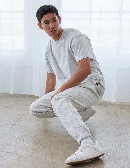 Basics Cloud Grey Unisex Tee by Elevated Faith