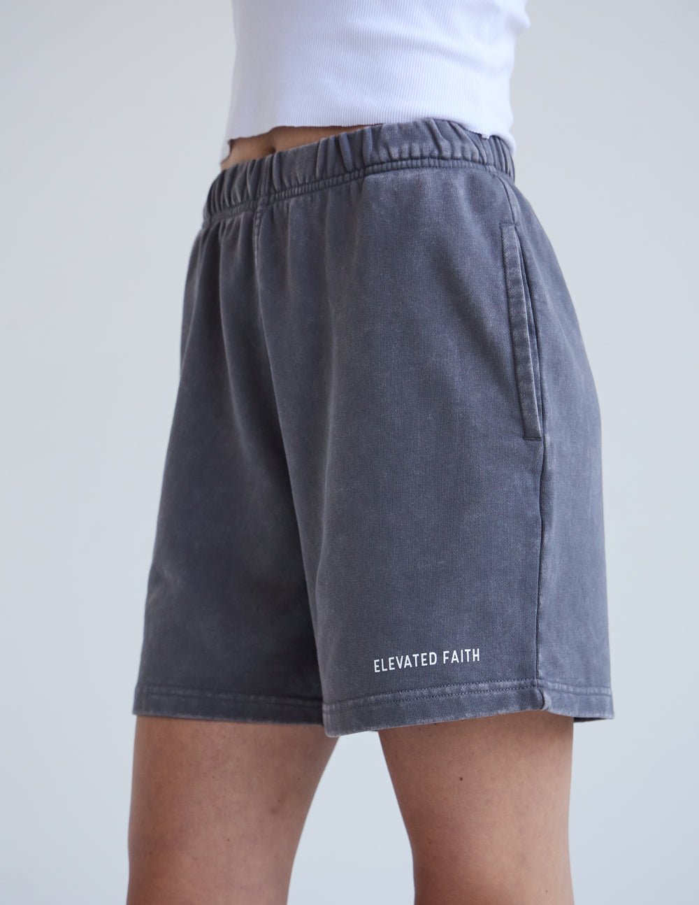 Basics Smoke Grey Women's Short - Grace & Grit Boutique