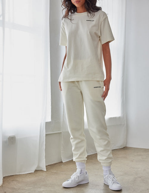 Basics White Sand Unisex Sweatpant by Elevated Faith