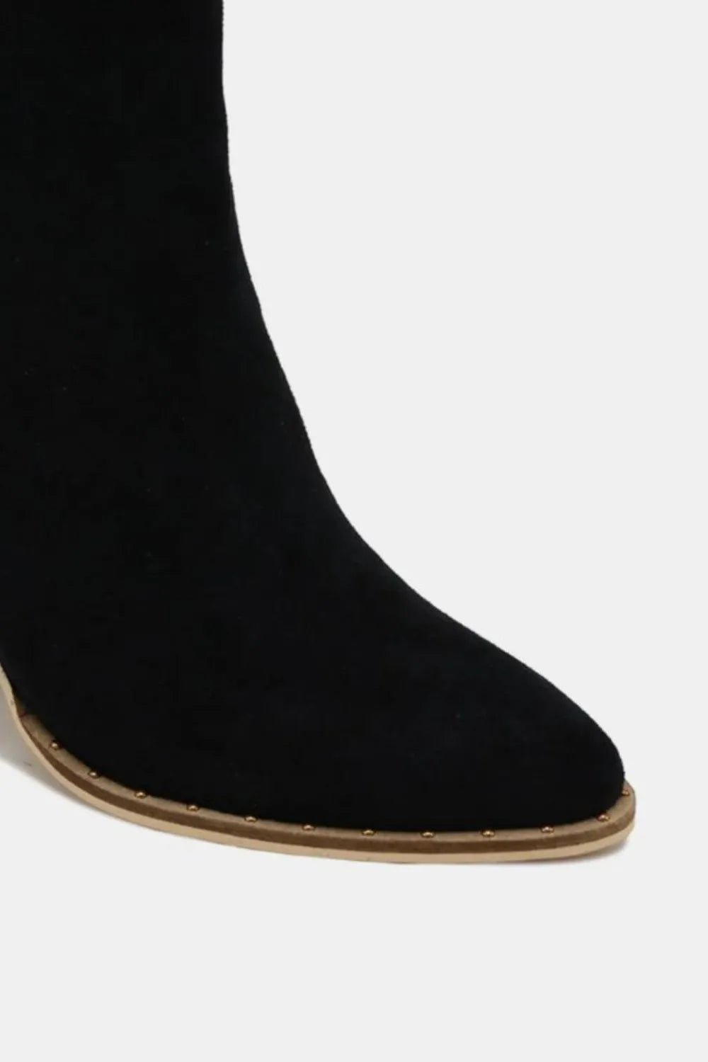 Beast Fashion Suede Point Toe Ankle Booties - Grace & Grit Boutique