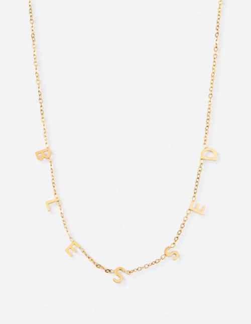 Blessed Dainty Necklace by Elevated Faith