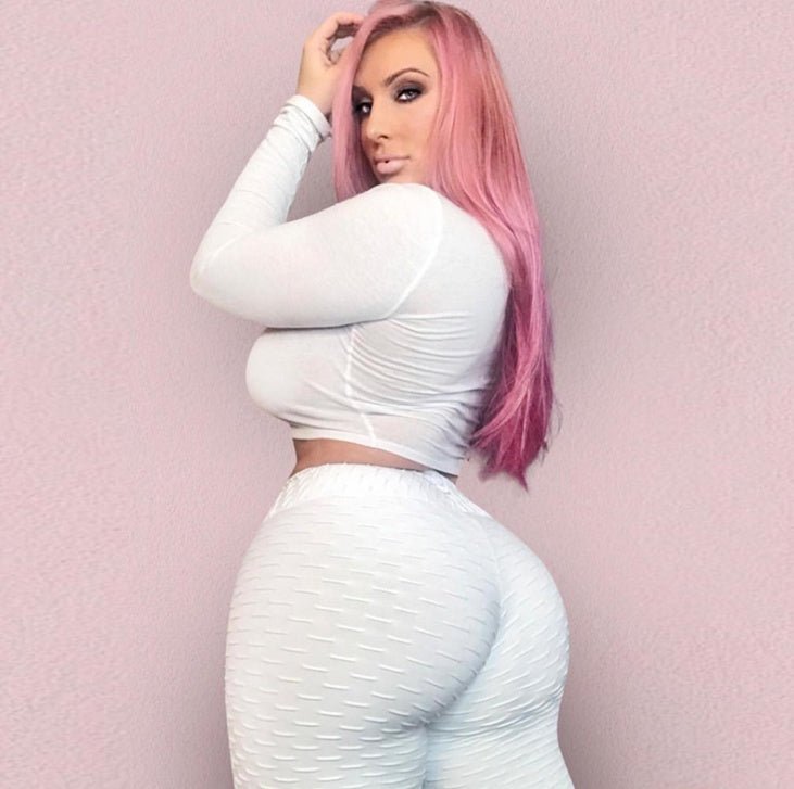 Booty Lifting Anti Cellulite Scrunch Leggings Without Pocket - Grace & Grit Boutique