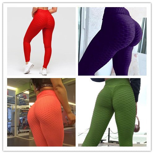 Booty Lifting Anti Cellulite Scrunch Leggings Without Pocket - Grace & Grit Boutique