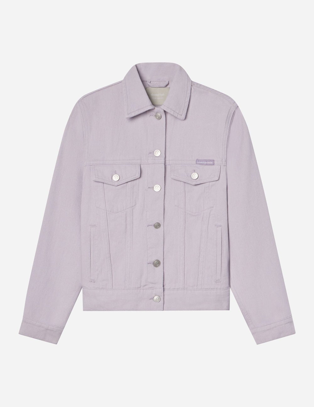 But God Cropped Denim Jacket - Grace & Grit Boutique