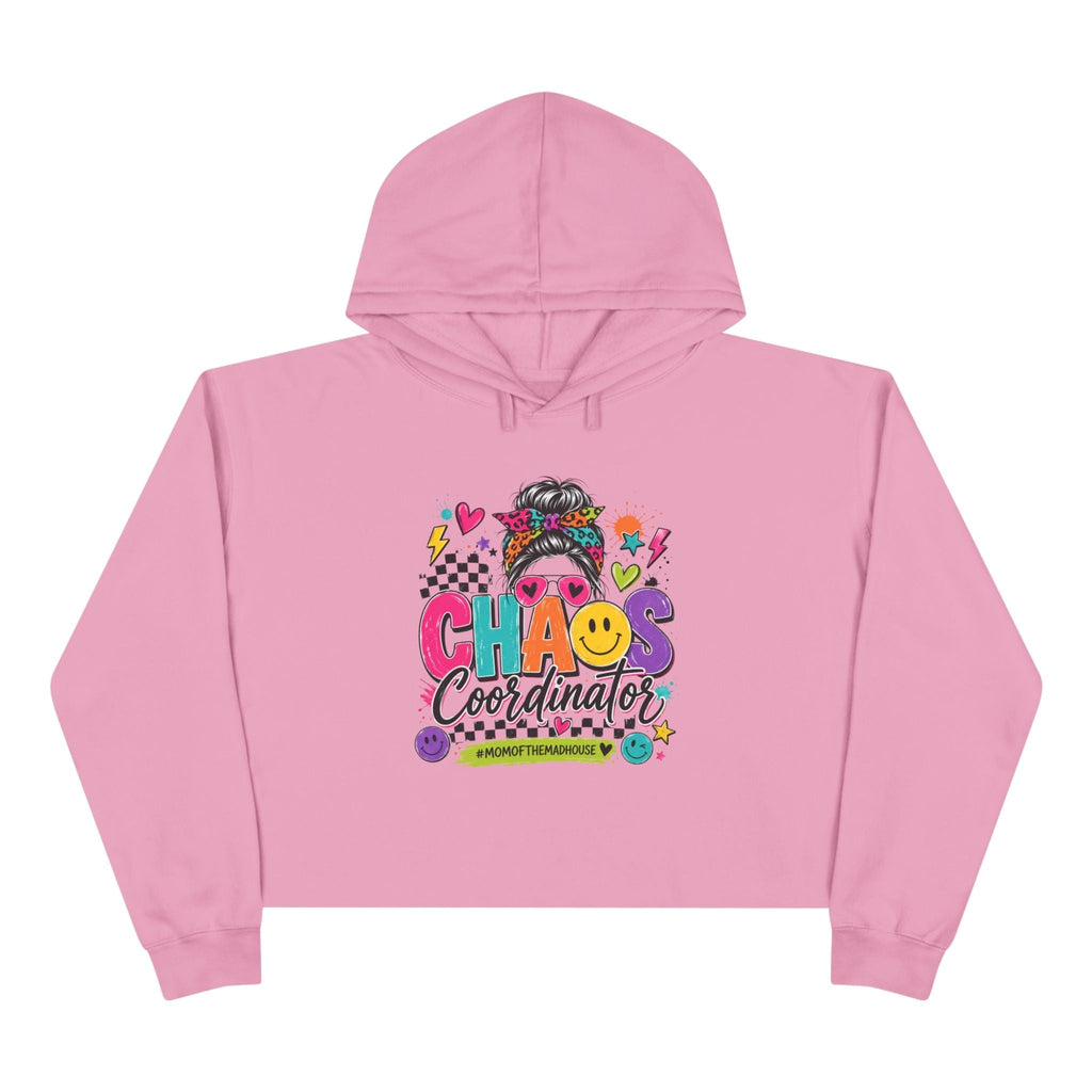 Chaos Coordinator Crop Hoodie | Mom Graphic Sweatshirt - Grace & Grit Boutique