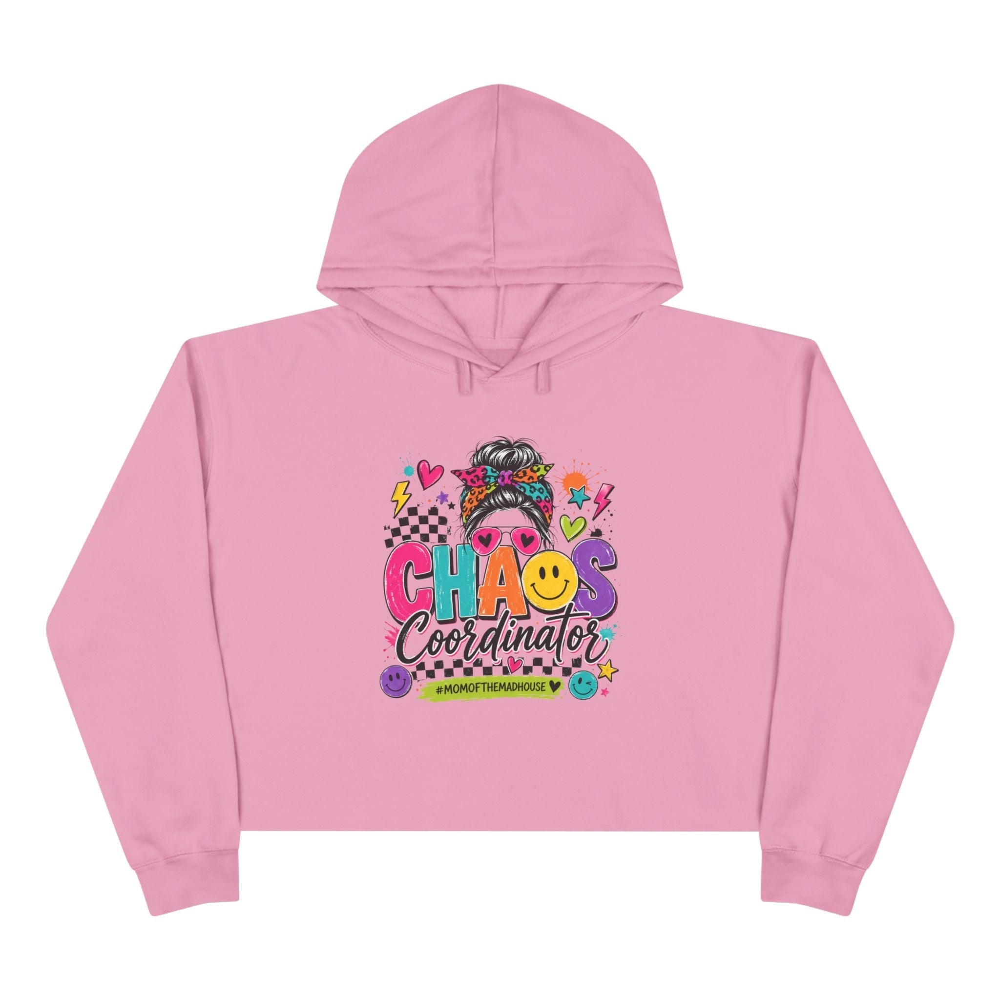 Chaos Coordinator Crop Hoodie | Mom Graphic Sweatshirt - Grace & Grit Boutique