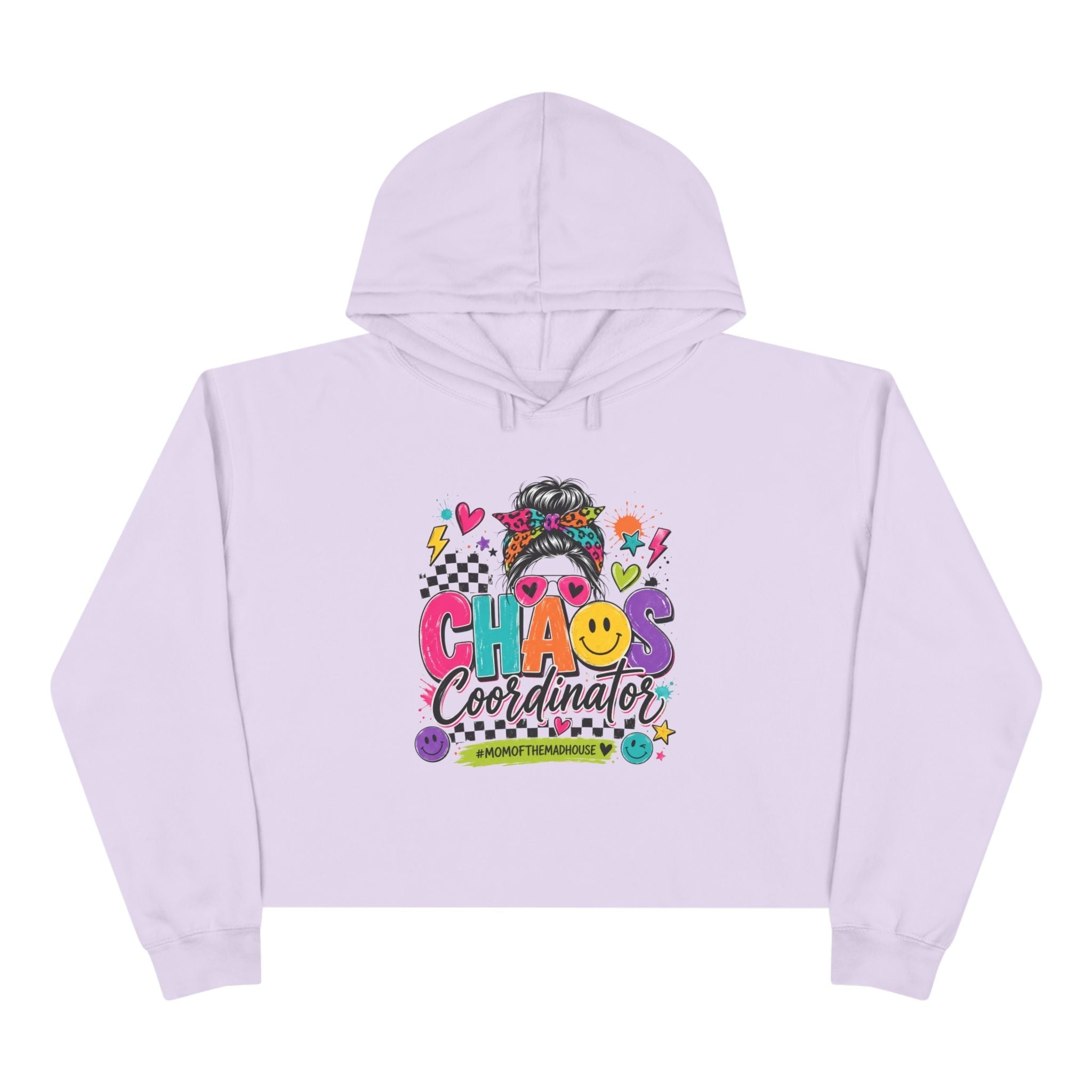 Chaos Coordinator Crop Hoodie | Mom Graphic Sweatshirt - Grace & Grit Boutique