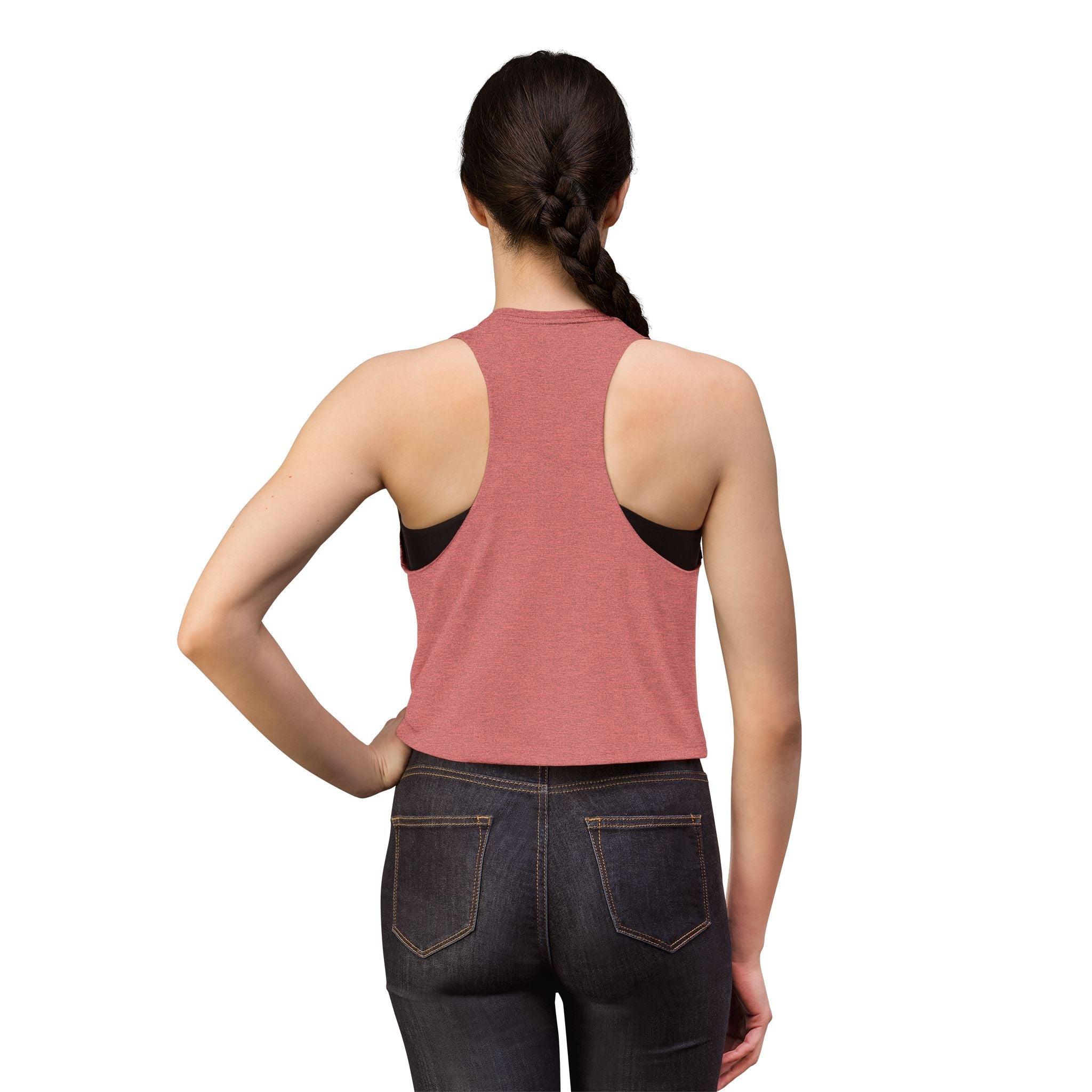 Crop Top — Red White & Moody Highland Cow Graphic - Grace & Grit Boutique