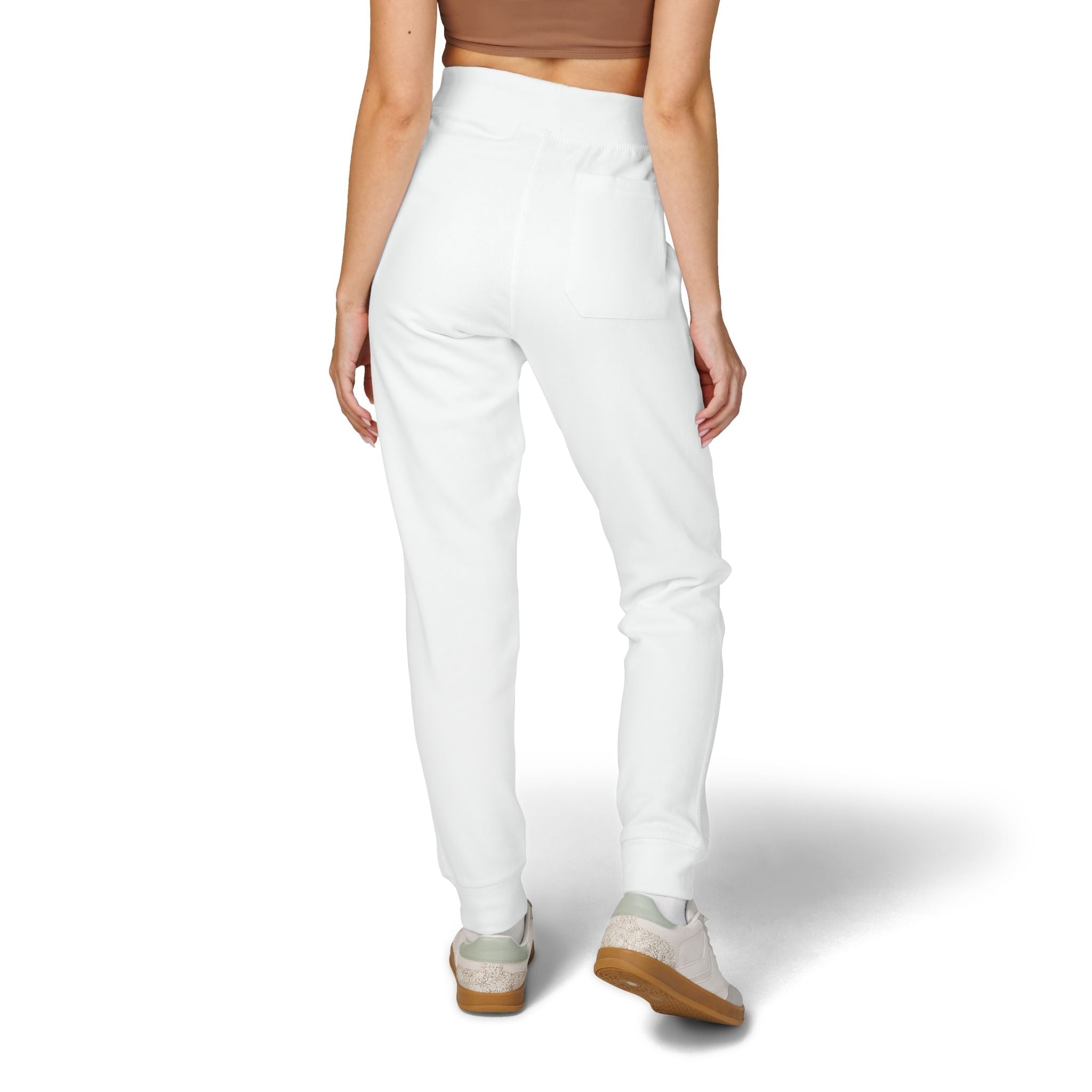 Embroidered 'JESUS' Fleece Sweatpants — Cozy Christian Joggers - Grace & Grit Boutique