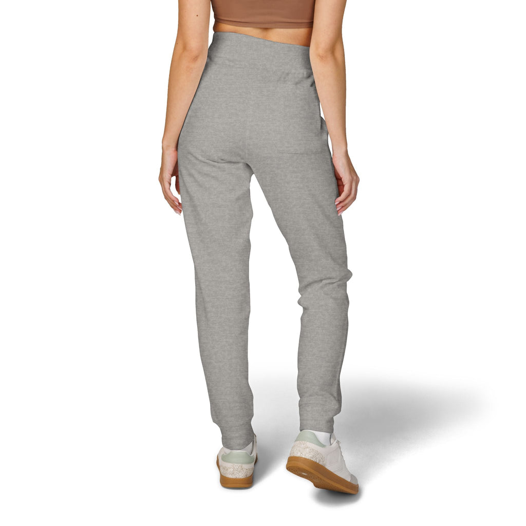 Embroidered 'JESUS' Fleece Sweatpants — Cozy Christian Joggers - Grace & Grit Boutique