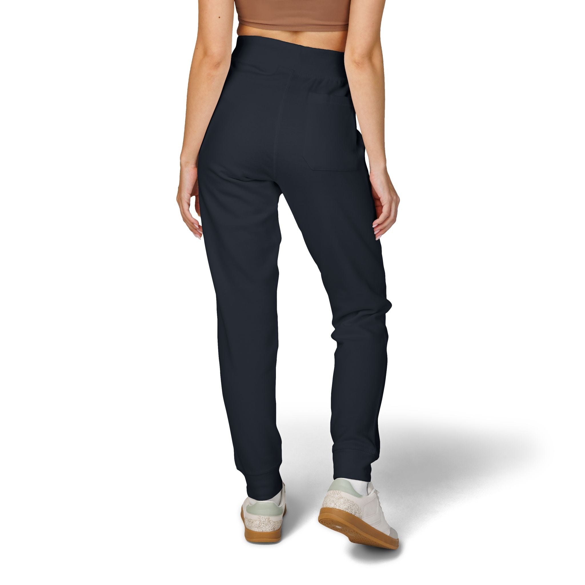 Embroidered 'JESUS' Fleece Sweatpants — Cozy Christian Joggers - Grace & Grit Boutique