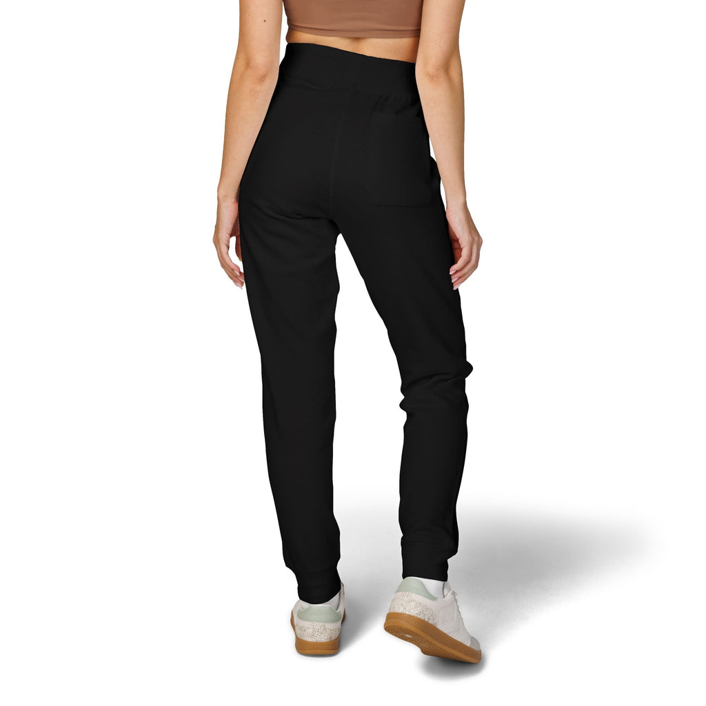 Embroidered 'JESUS' Fleece Sweatpants — Cozy Christian Joggers - Grace & Grit Boutique