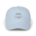 Faith Over Fear Cap — Minimal Christian Baseball Hat - Grace & Grit Boutique