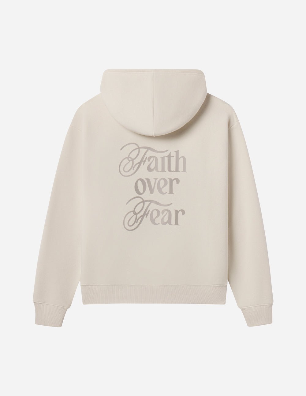 Faith Over Fear Taupe Unisex Hoodie - Grace & Grit Boutique