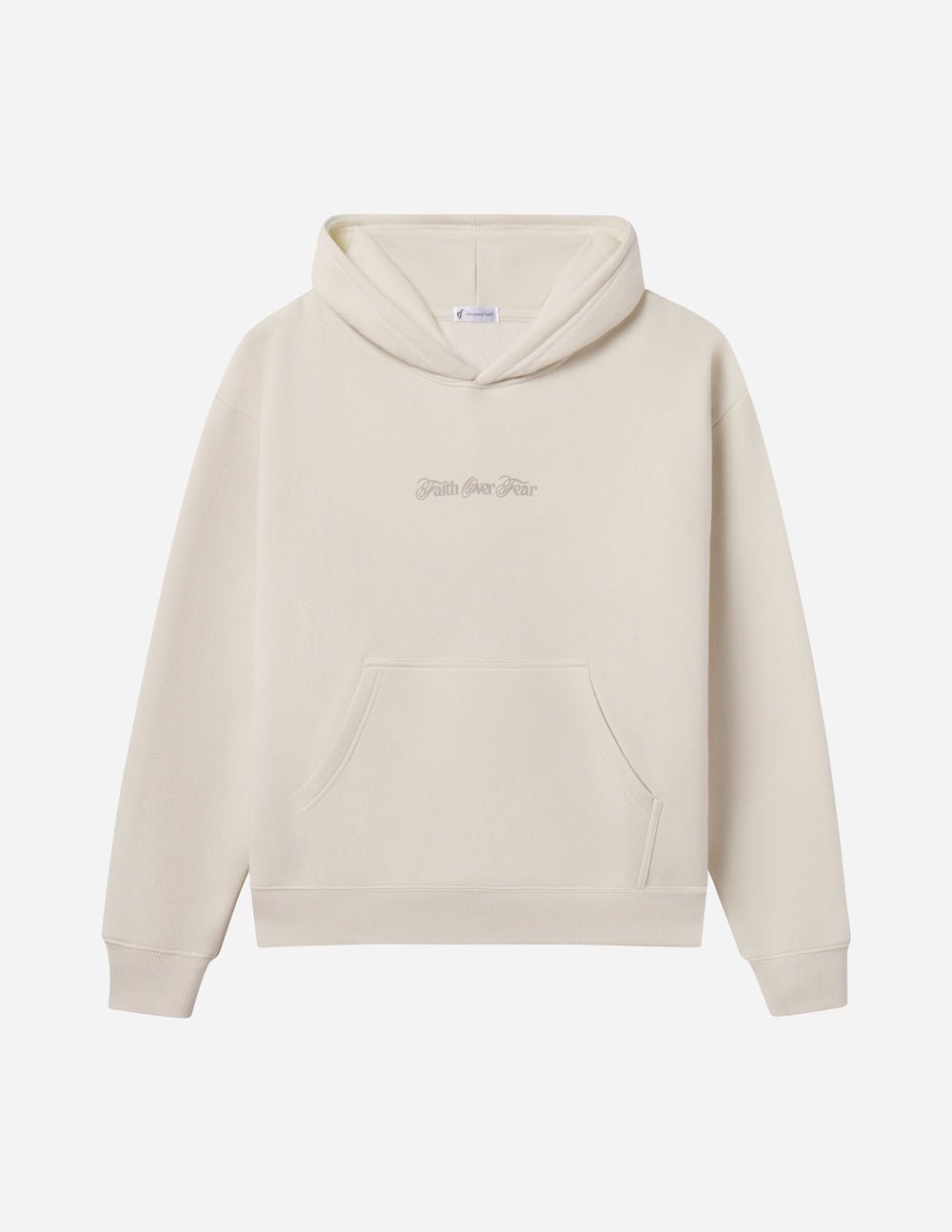 Faith Over Fear Taupe Unisex Hoodie - Grace & Grit Boutique