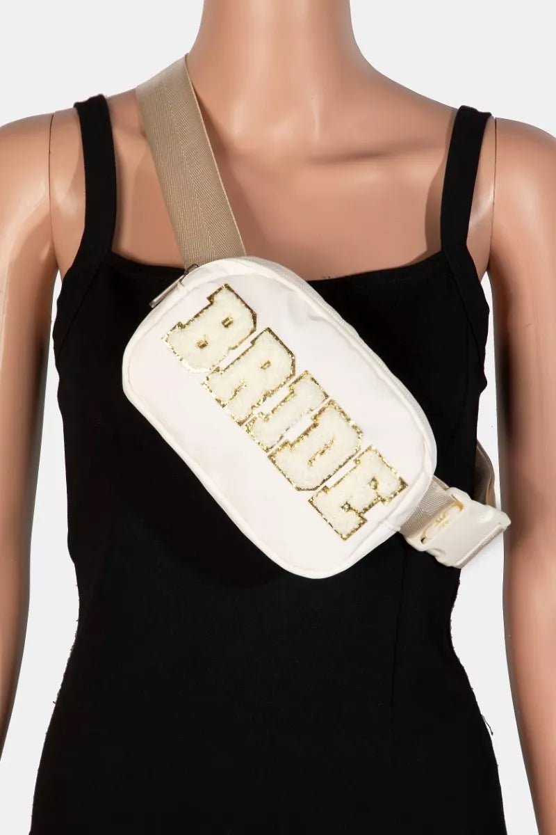 Fame Fuzzy Glitter Bride Crossbody Bag - Grace & Grit Boutique