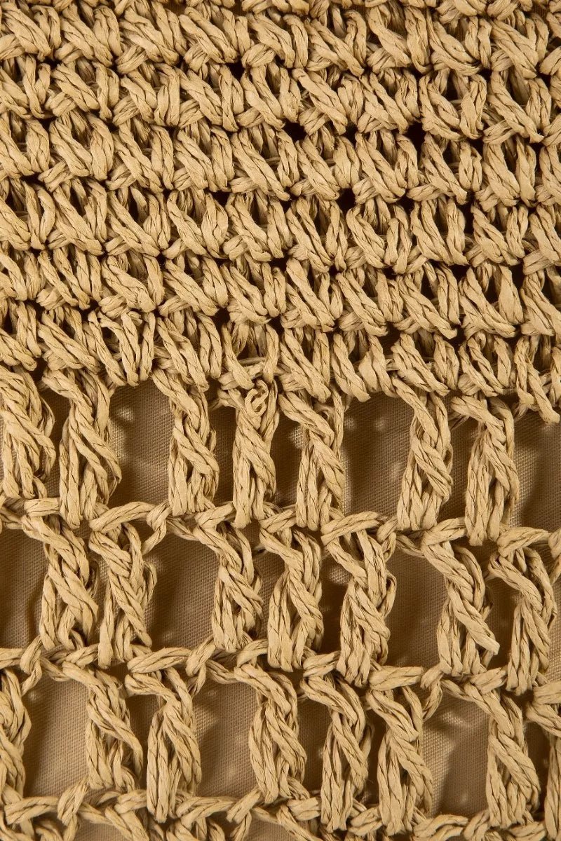 Fame Intricate Straw Braided Large Tote Bag - Grace & Grit Boutique