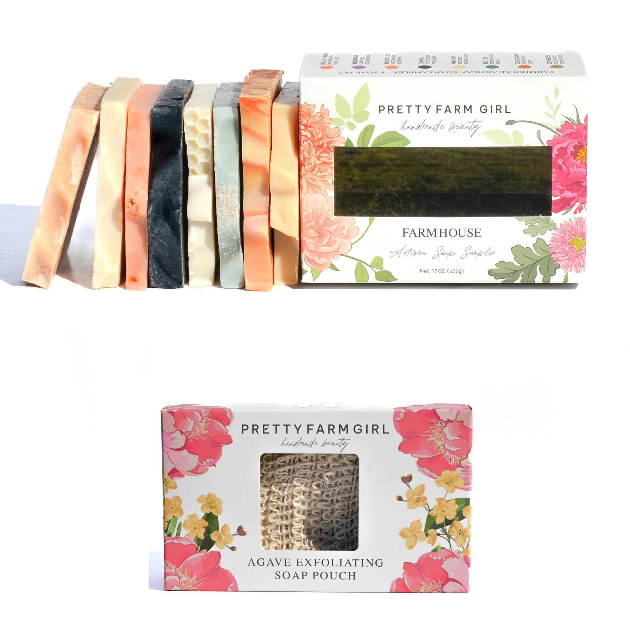 Farmhouse Artisan Goat Milk & Tallow Soap Sampler by Pretty farm girl