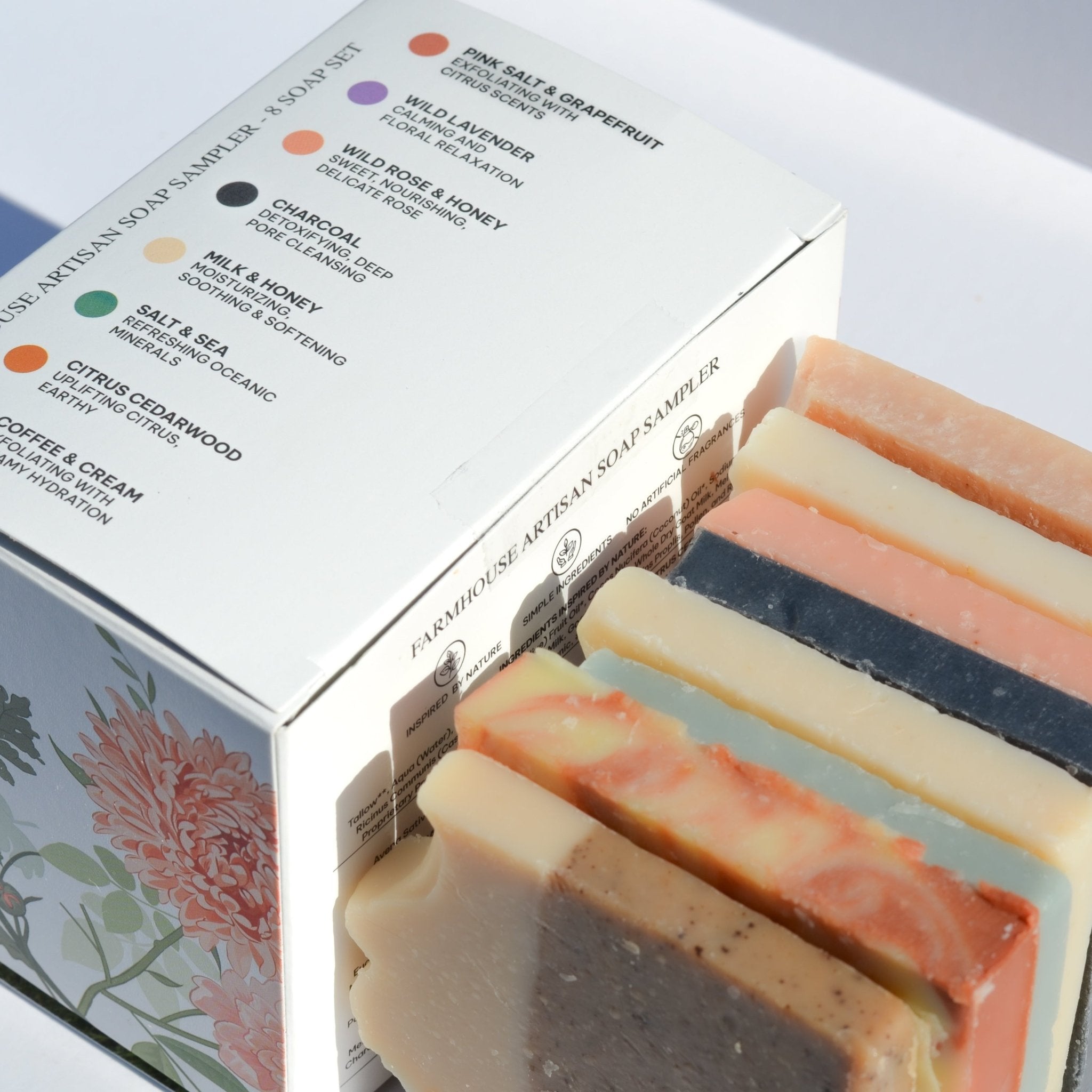 Farmhouse Artisan Goat Milk & Tallow Soap Sampler - Grace & Grit Boutique