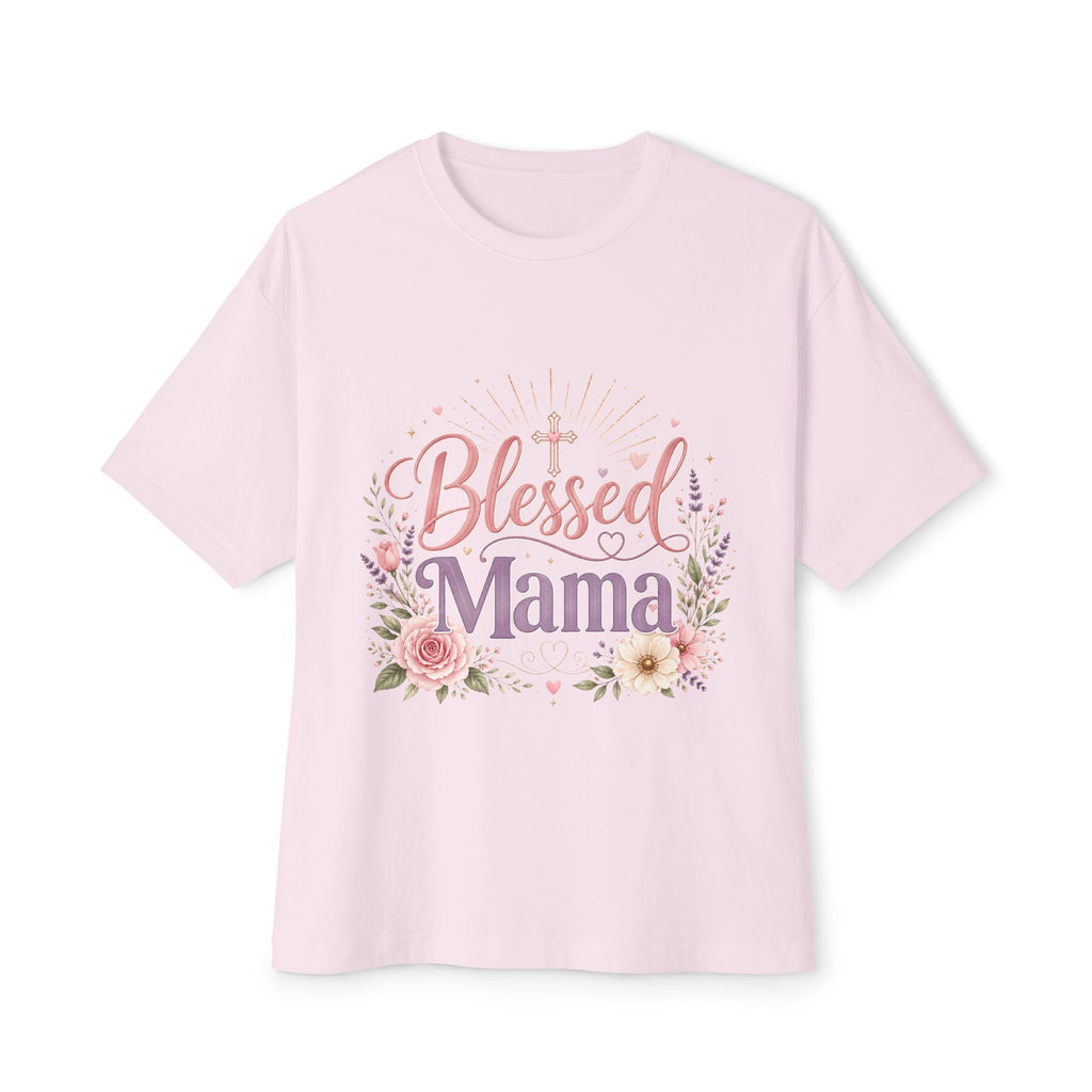 Floral Oversized Boxy Tee for Moms - Mother's Day Gift - Grace & Grit Boutique