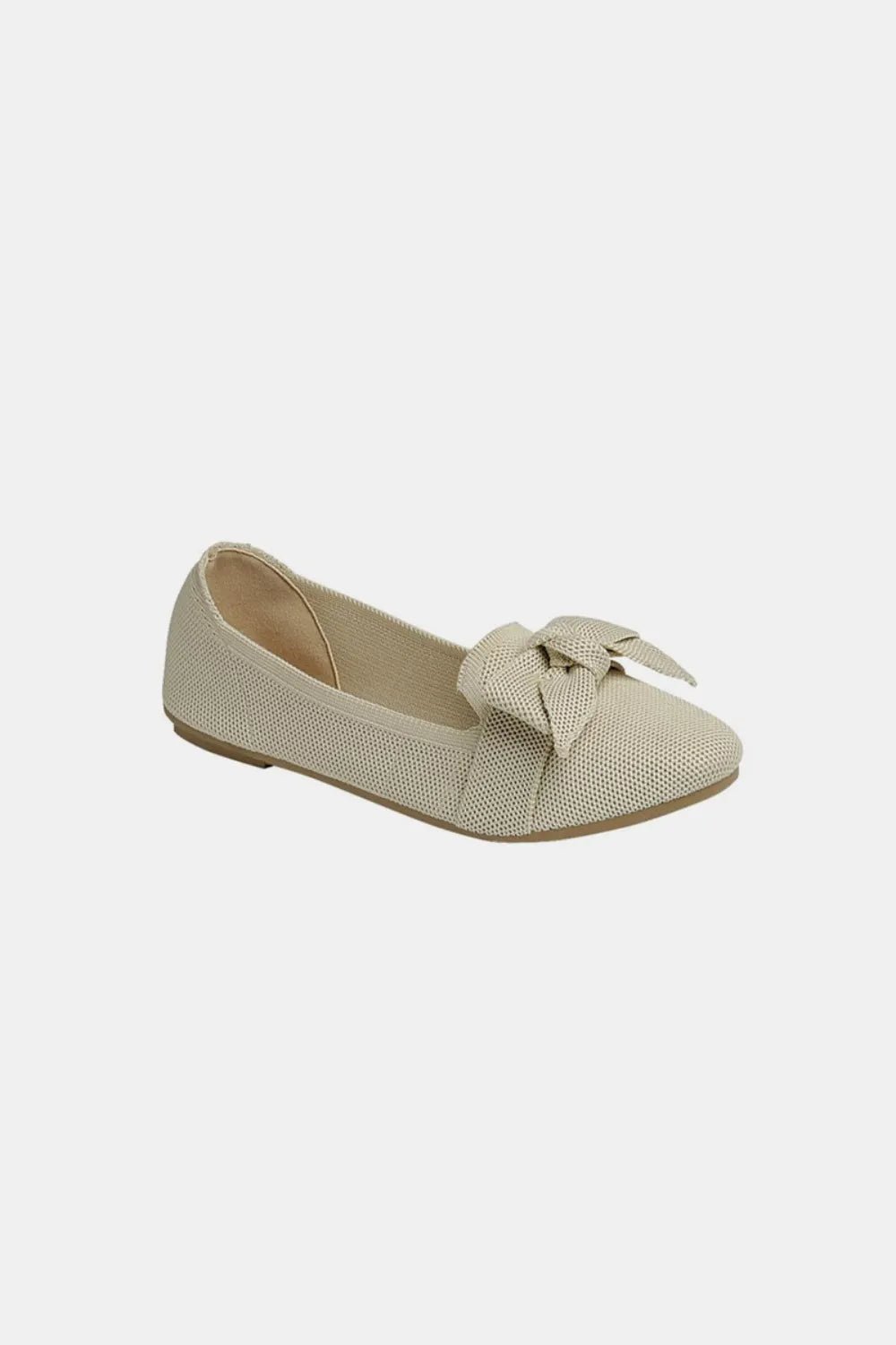 Forever Link Bow Tie Slip On Ballet Flats by Trendsi