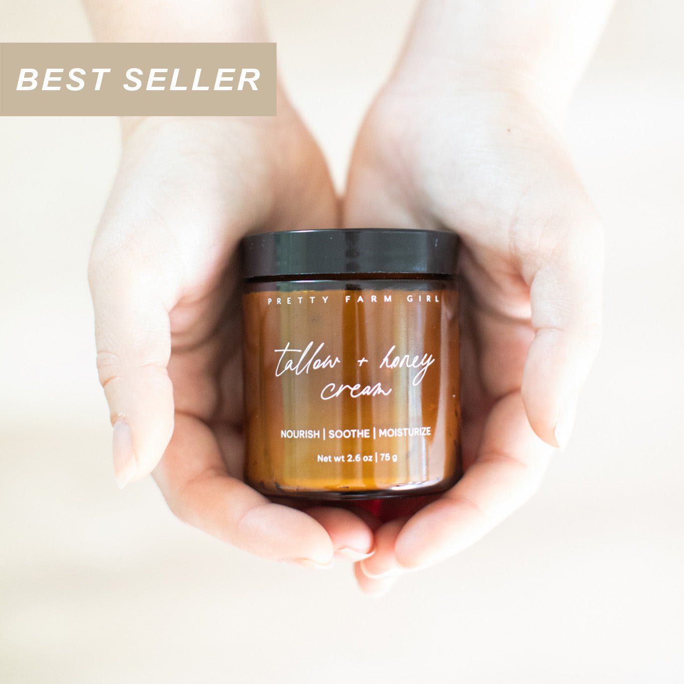 Fragrance Free Tallow + Honey Cream for Sensitive Skin - Grace & Grit Boutique