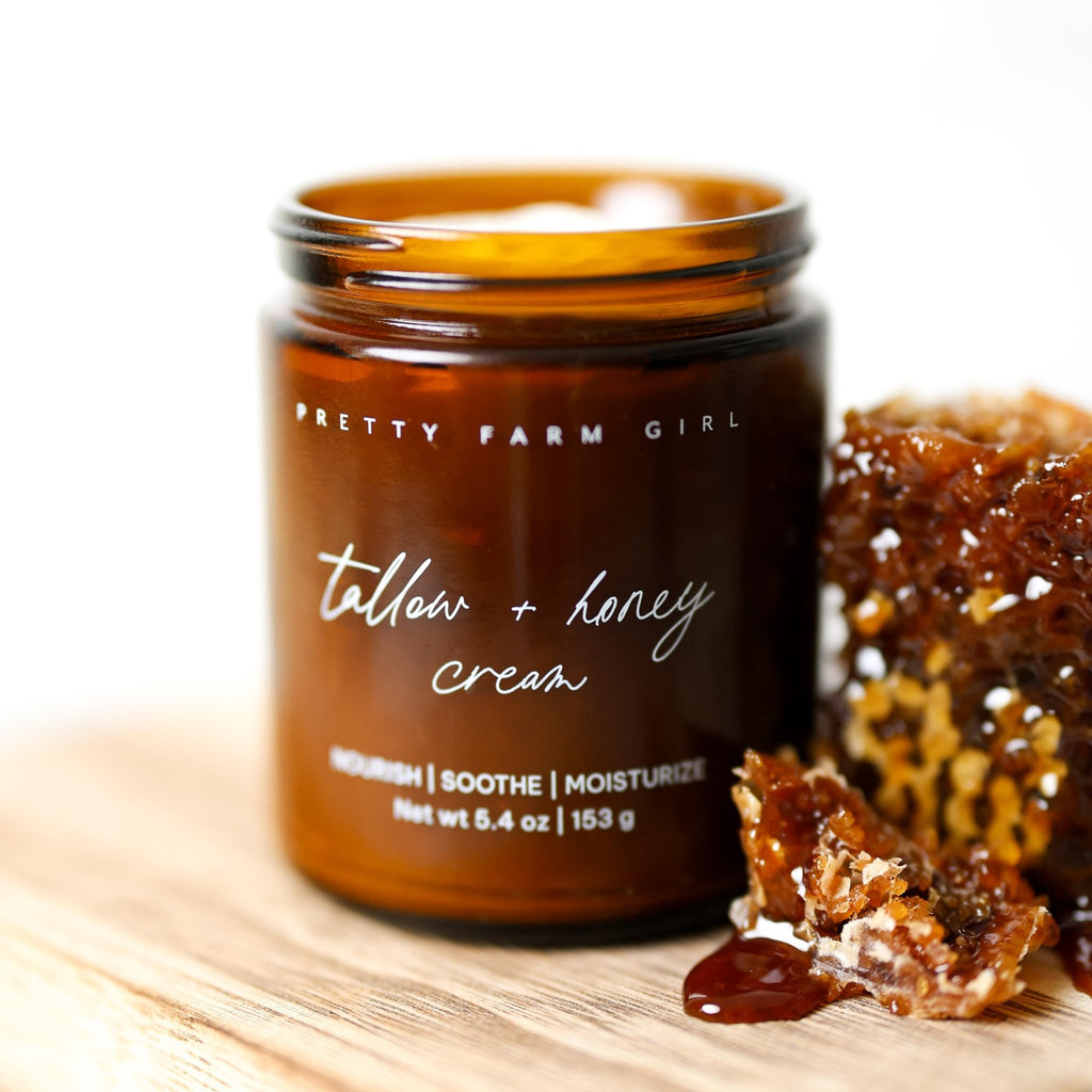 Fragrance Free Tallow + Honey Cream for Sensitive Skin - Grace & Grit Boutique