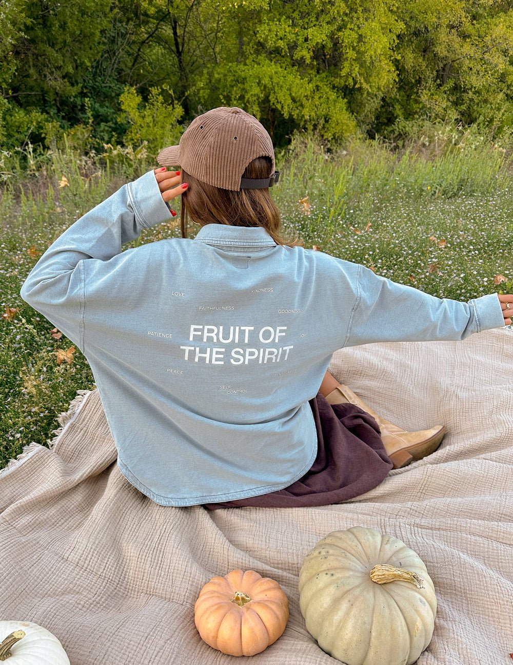 Fruit of the Spirit Shacket - Grace & Grit Boutique