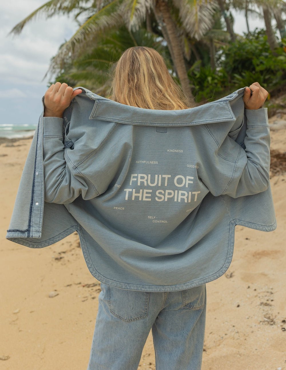 Fruit of the Spirit Shacket - Grace & Grit Boutique
