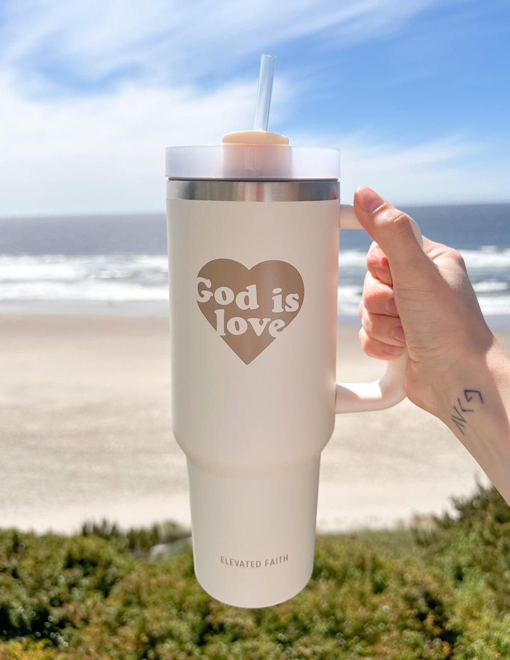 God is Love 40 oz Tumbler - Grace & Grit Boutique