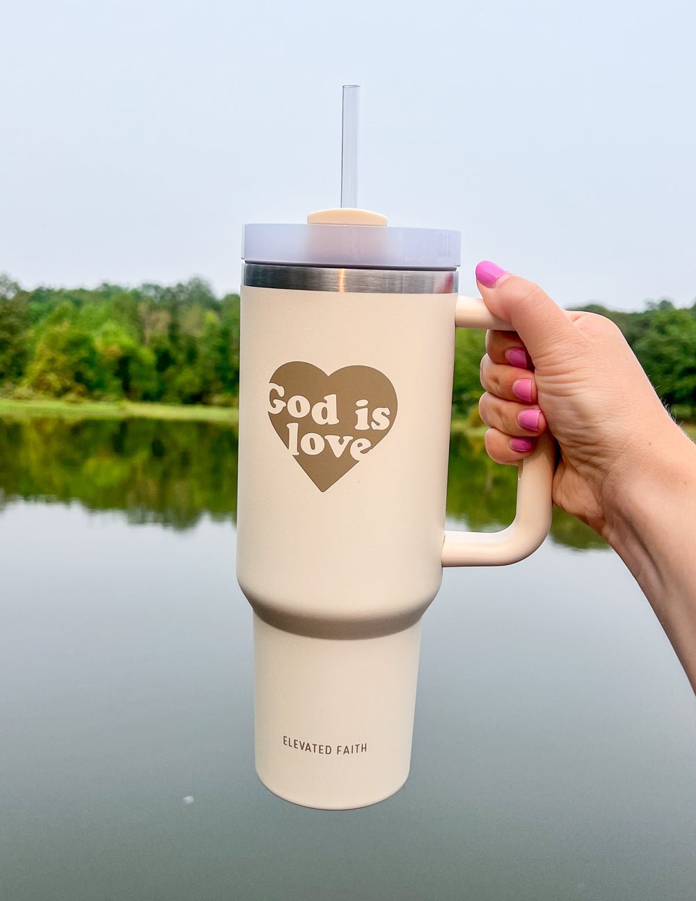 God is Love 40 oz Tumbler - Grace & Grit Boutique