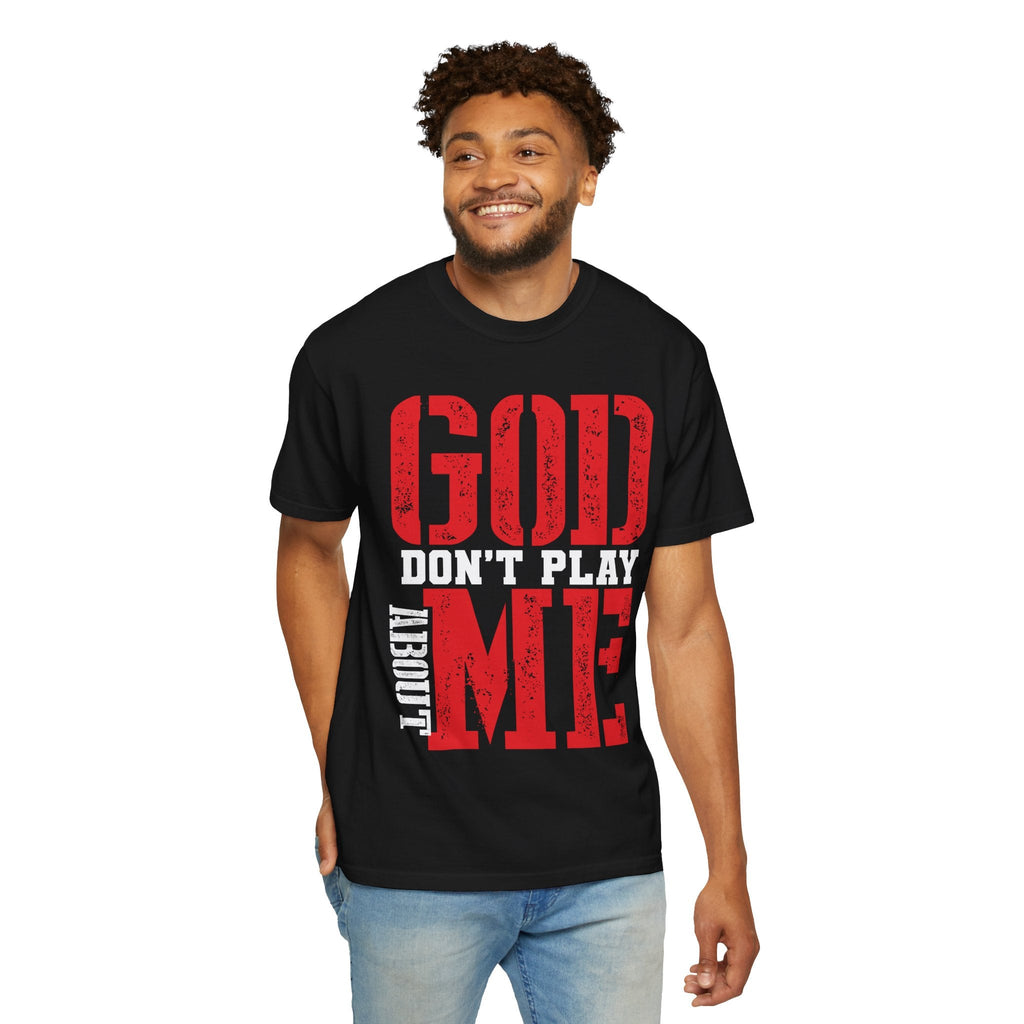 God Me T-Shirt — Distressed Bold Faith Graphic Tee - Grace & Grit Boutique