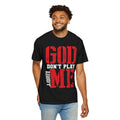 God Me T-Shirt — Distressed Bold Faith Graphic Tee - Grace & Grit Boutique