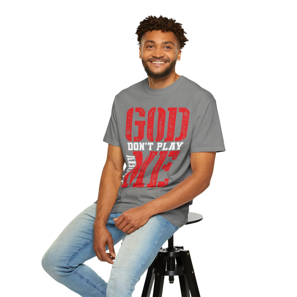 God Me T-Shirt — Distressed Bold Faith Graphic Tee - Grace & Grit Boutique