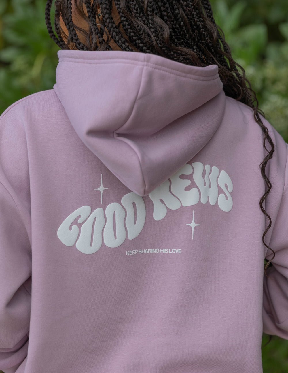 Good News Pink Unisex Hoodie - Grace & Grit Boutique