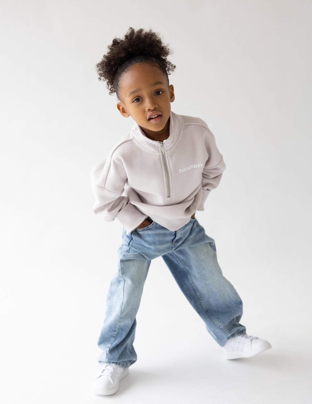 Heaven Kids Half - Zip - Grace & Grit Boutique