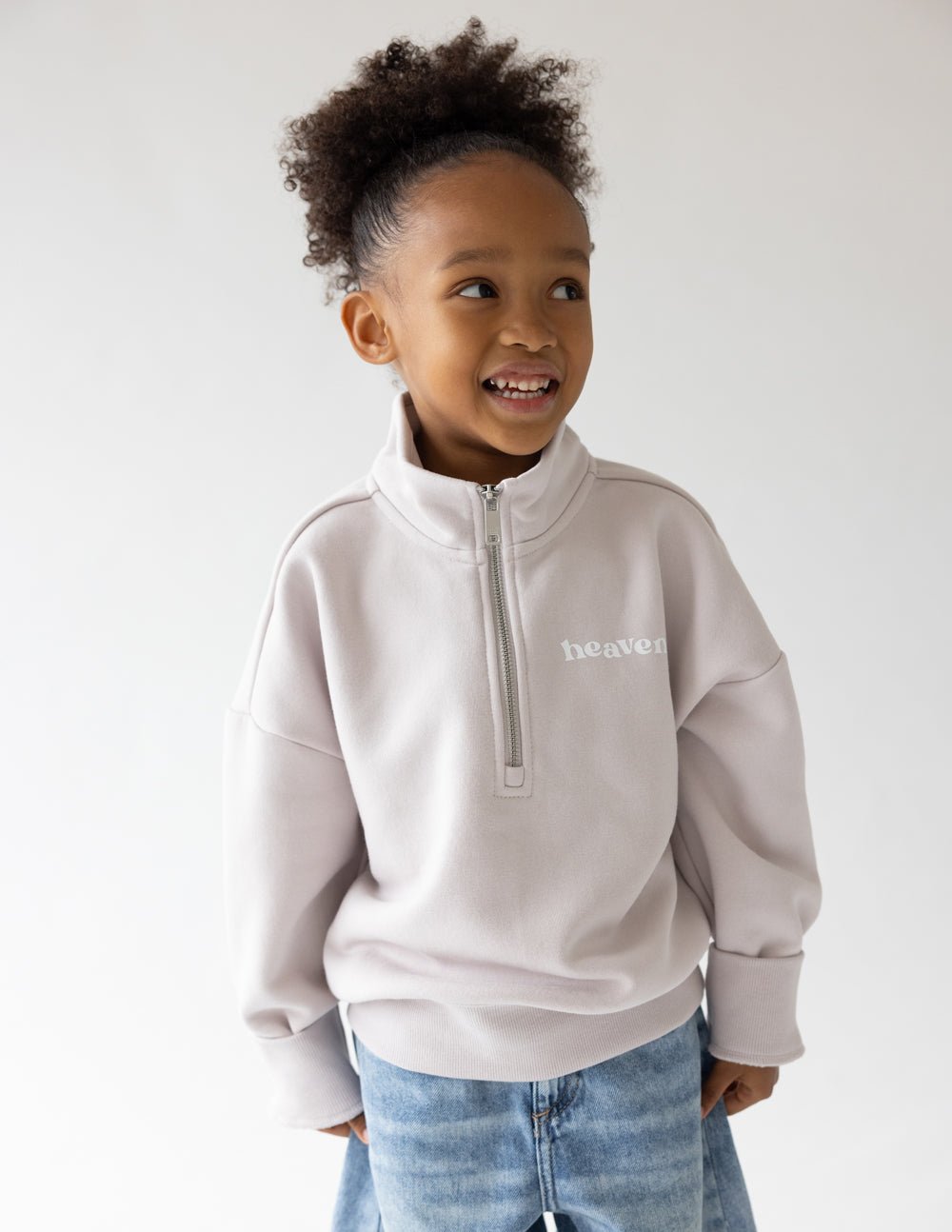 Heaven Kids Half - Zip - Grace & Grit Boutique
